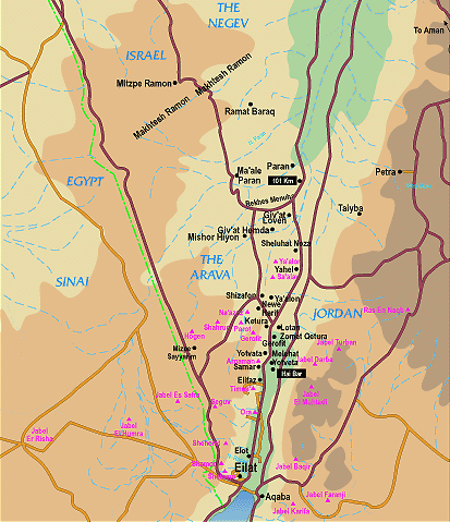 Negev Map
